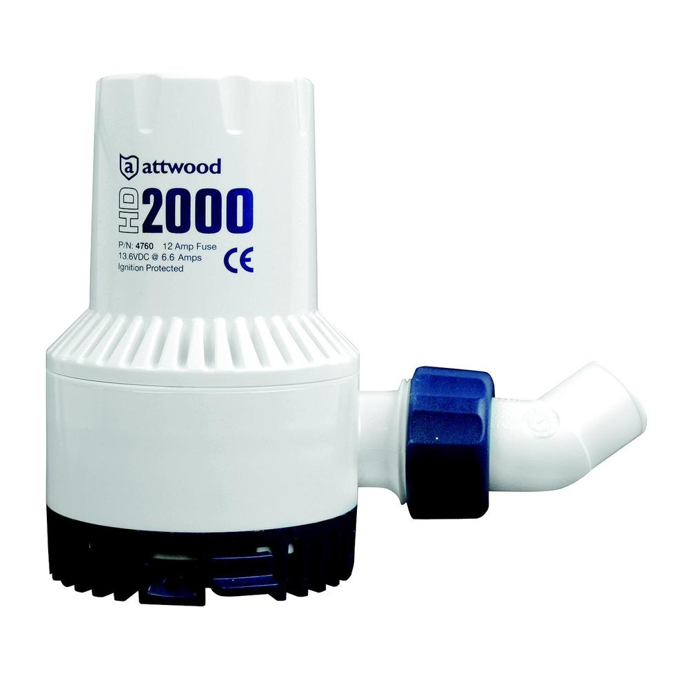 Attwood Heavy Duty HD2000 12vDC 7 Amp Bilge Pump