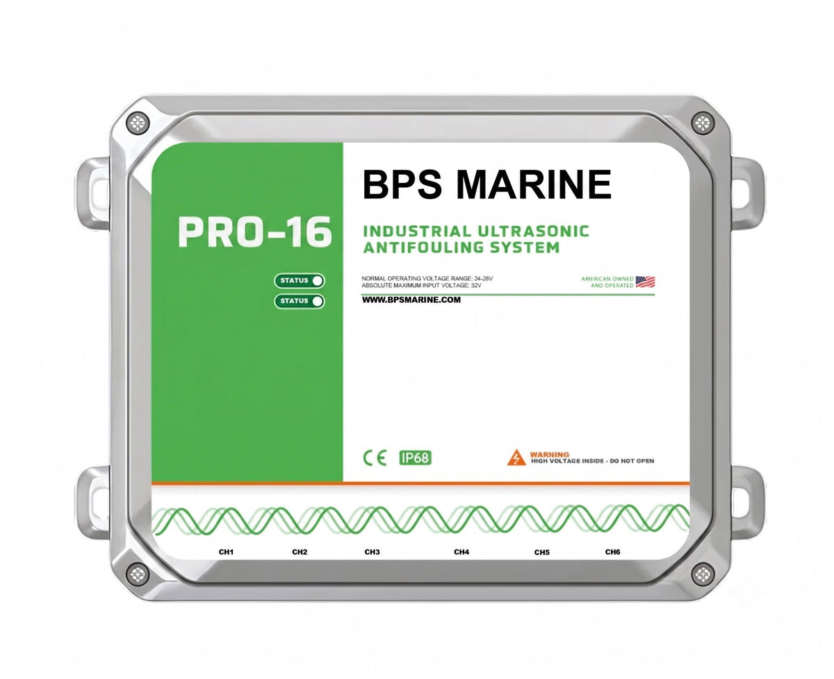 BPS Marine 16 Transducer 24V Ultrasonic Antifouling System