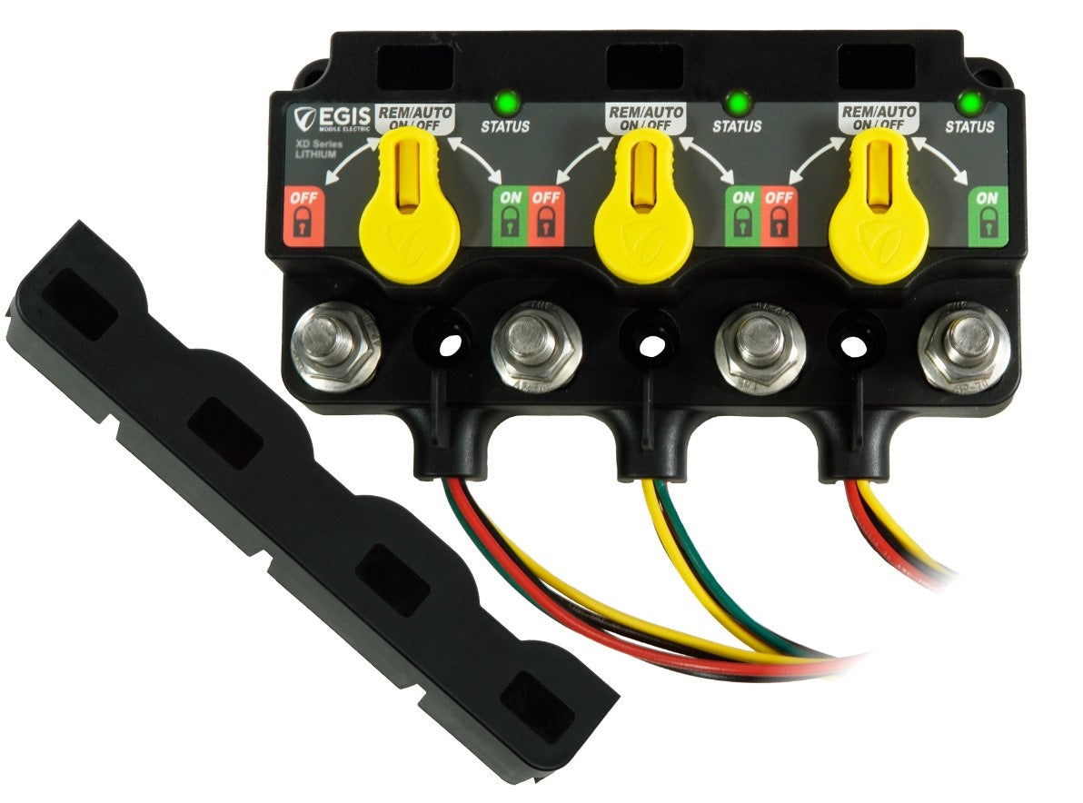 EGIS XD Triple Flex L Lithium Automatic Charging Relay with Knobs