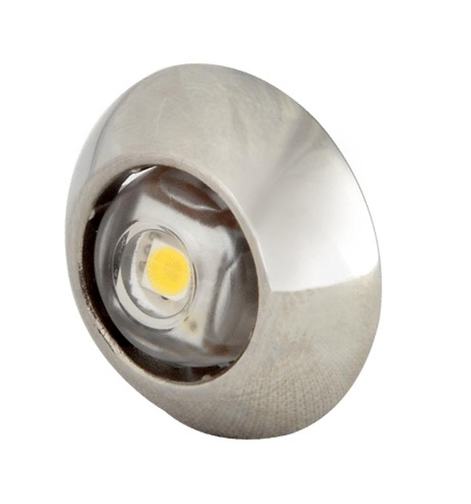 Lumitec Exuma Courtesy Light Blue LED Polished Stainless Steel 12v