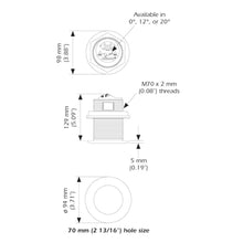Airmar B75C-12-HW 12d Tilt High Wide CHIRP With Mix-n-Match Plug — 2