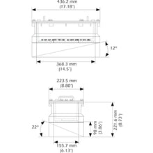 Airmar R599C-LH In Hull 3kW Low/High CHIRP No Connector — 2
