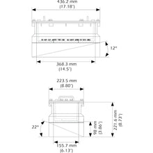 Airmar R599C-LM In Hull 3kW Low/Medium CHIRP No Connector — 2