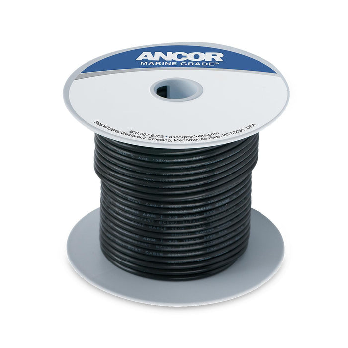 Ancor #16 Black 100ft Spool Tinned Copper