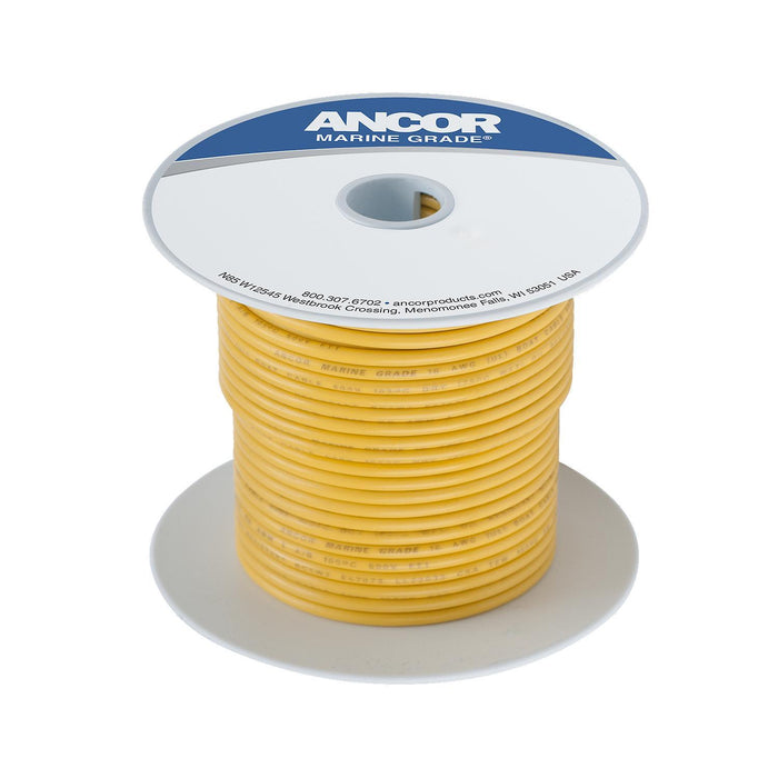 Ancor #16 Yellow 100ft Spool Tinned Copper