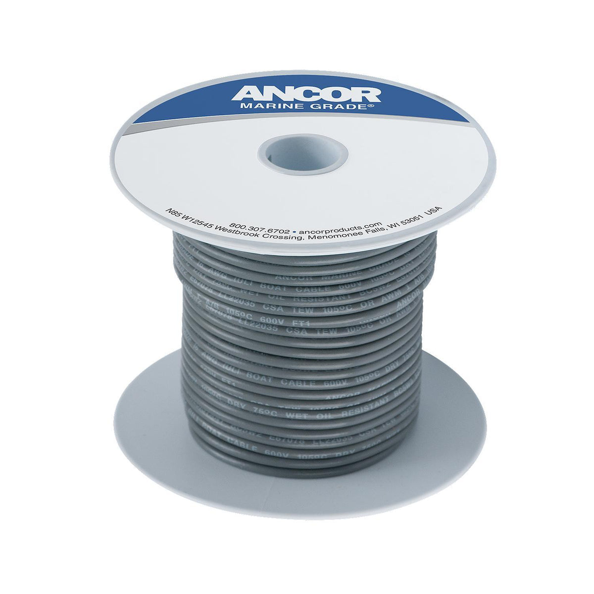 Ancor #14 Grey 100ft Spool Tinned Copper