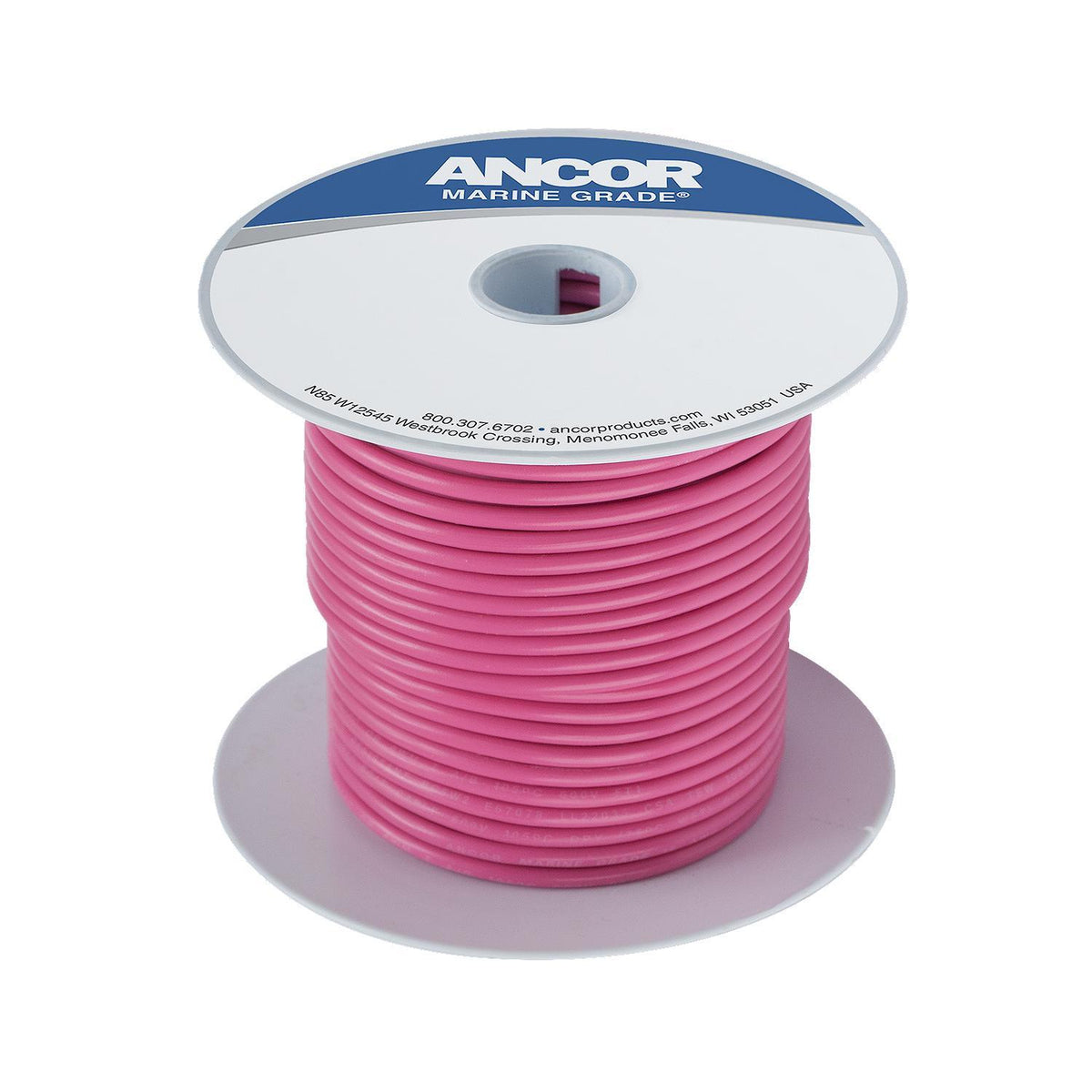 Ancor #14 Pink 100ft Spool Tinned Copper