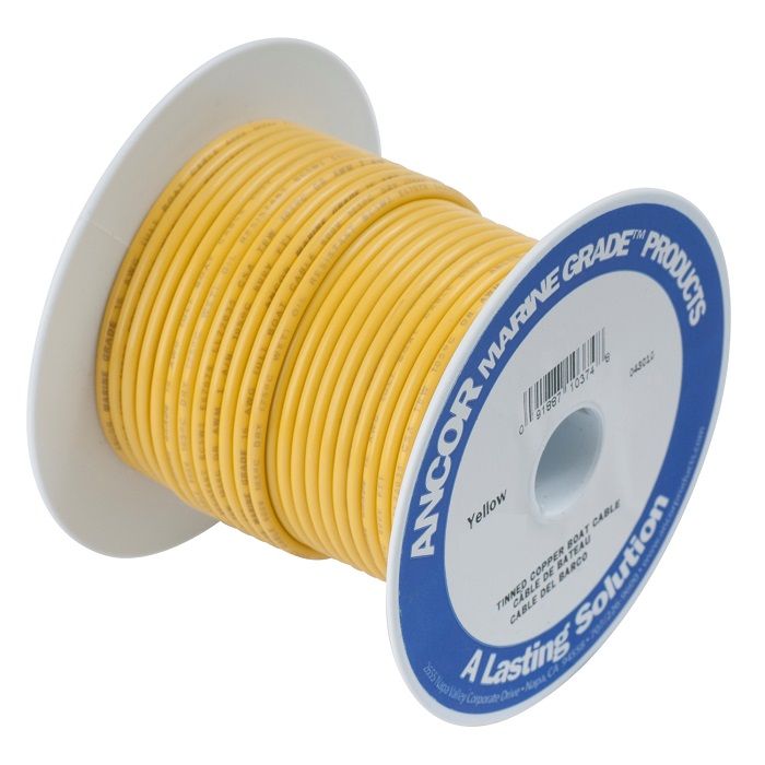 Ancor #8 Yellow 100ft Spool Tinned Copper