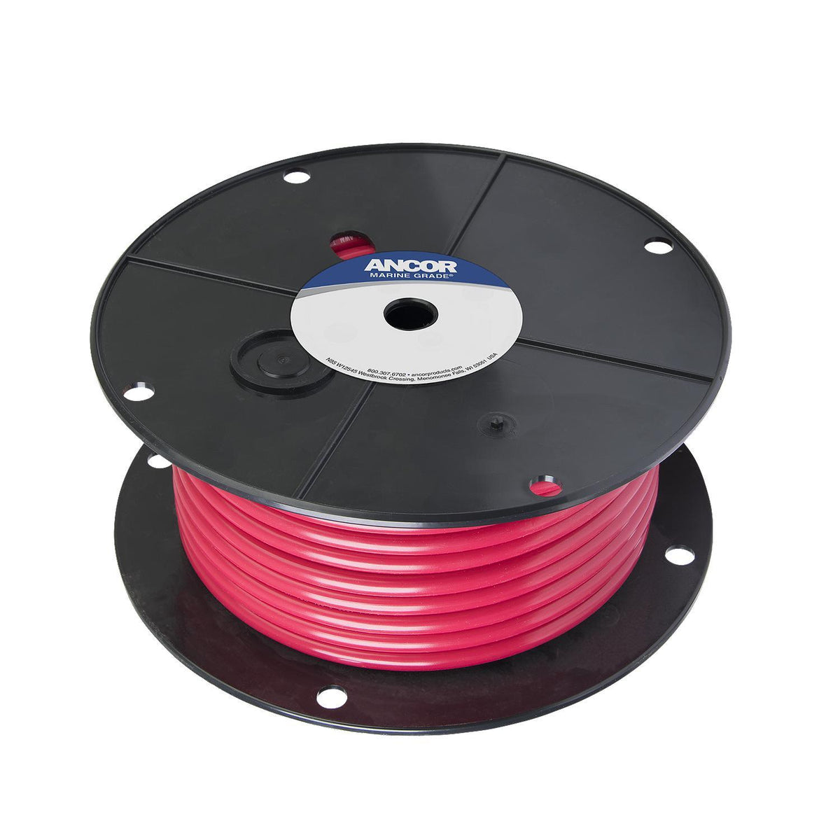 Ancor 3/0 Red 100ft Spool Tinned Copper