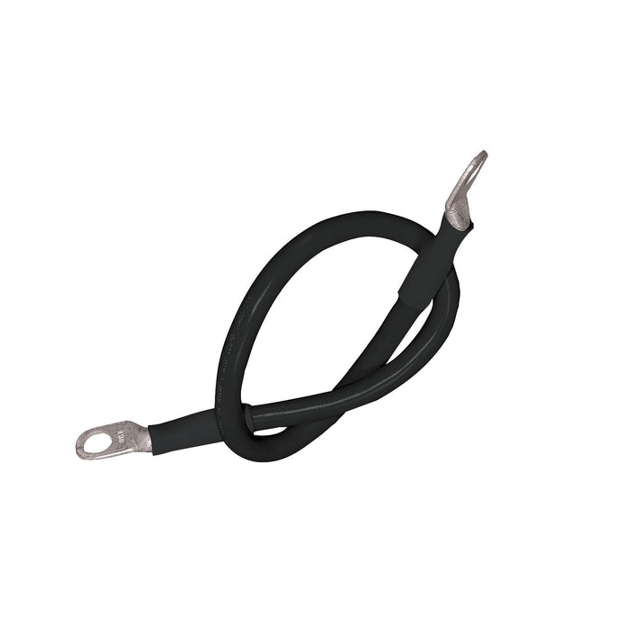 Ancor #4 Black 18in Battery Cable Assembly 5/16 Stud