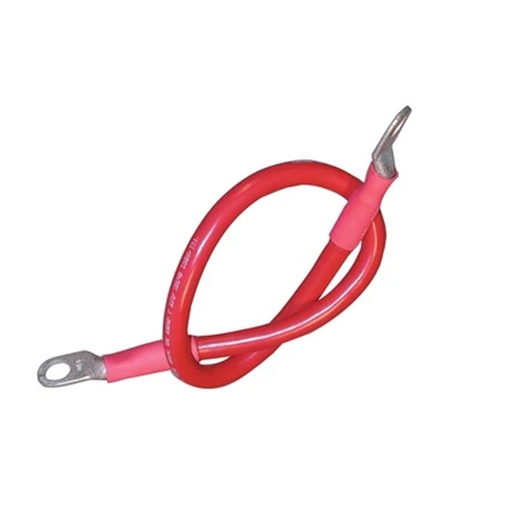 Ancor #4 Red 48in Battery Cable Assembly 3/8 Stud