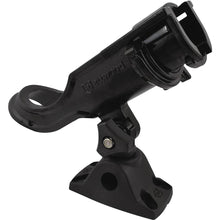Attwood Heavy Duty Adjustable Black Rod Holder with Combo Mount — 1