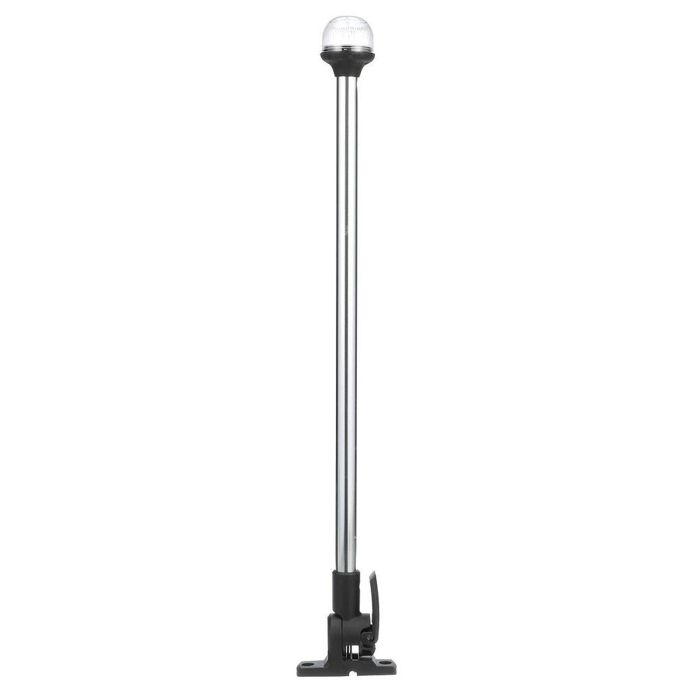 Attwood LightArmor All-Round 20in Aluminum Pole Black Composite Base — 1