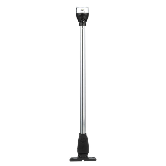 Attwood LightArmor All-Round 20in Aluminum Pole Black Composite Base — 1