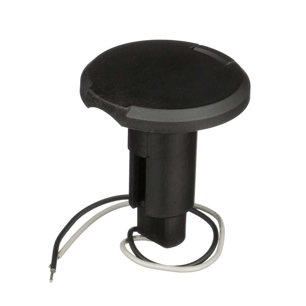 Attwood 910R Series Round Base 2-Pin Black Composite Cover — 1