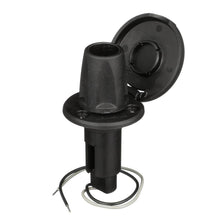 Attwood 910R Series Round Base 2-Pin Black Composite Cover — 2