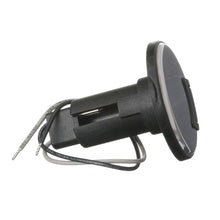 Attwood 910R Series Round Base 2-Pin Over Mold 306 Stainless Steel Black Cover — 1
