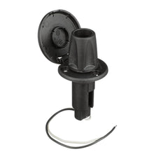 Attwood 910R Series Round Base 2-Pin Over Mold 306 Stainless Steel Black Cover — 2