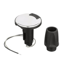 Attwood 910R Series Round Base 2-Pin Over Mold 306 Stainless Steel Black Cover — 4