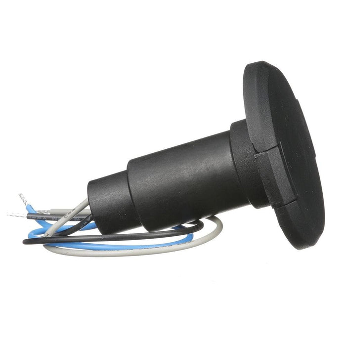 Attwood 910R Series Round Base 3-Pin Black Composite Cover — 1