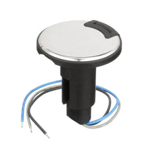 Attwood 910R Series Round Base 3-Pin Over Mold 306 Stainless Steel Black Cover — 1