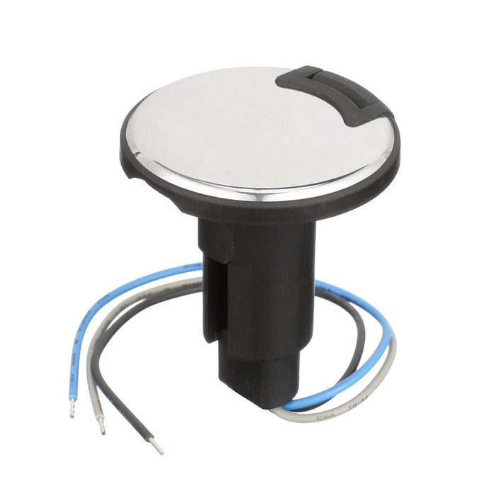 Attwood 910R Series Round Base 3-Pin Over Mold 306 Stainless Steel Black Cover — 1