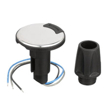 Attwood 910R Series Round Base 3-Pin Over Mold 306 Stainless Steel Black Cover — 4
