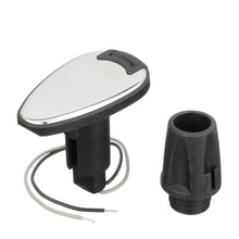 Attwood 910T Series Teardrop Base 2-Pin Over Mold 306 Stainless Steel Black Cover — 3