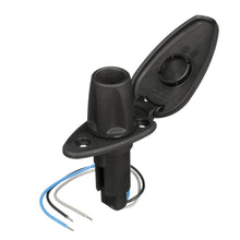 Attwood 910T Series Teardrop Base 3-Pin Black Composite Cover — 3