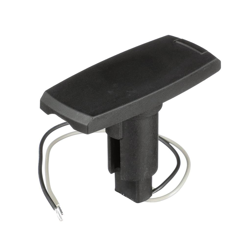 Attwood 910V Series Rectangle Base 2-Pin Black Composite Cover — 1