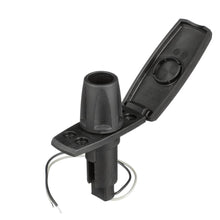 Attwood 910V Series Rectangle Base 2-Pin Black Composite Cover — 4
