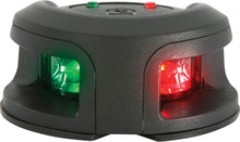 Attwood LightArmor Deck Mount LED Navigation Light 2NM Black Composite Bi-Color — 1