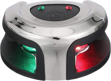 Attwood LightArmor Deck Mount LED Navigation Light 2NM Stainless Steel Bi-Color — 1