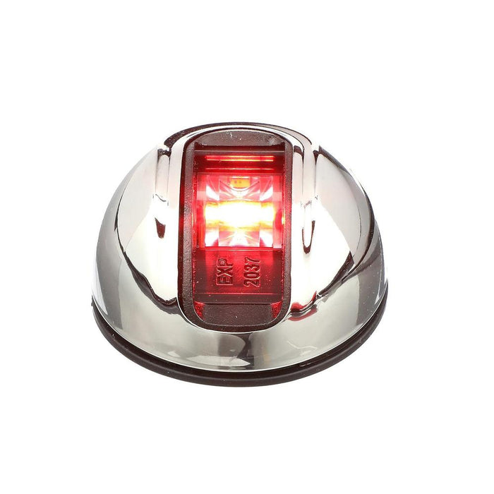 Attwood LightArmor Round LED Navigation Light 2NM Stainless Steel Red — 1