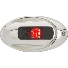 Attwood LightArmor Eliptical LED Navigation Light 2NM Stainless Steel Red — 1