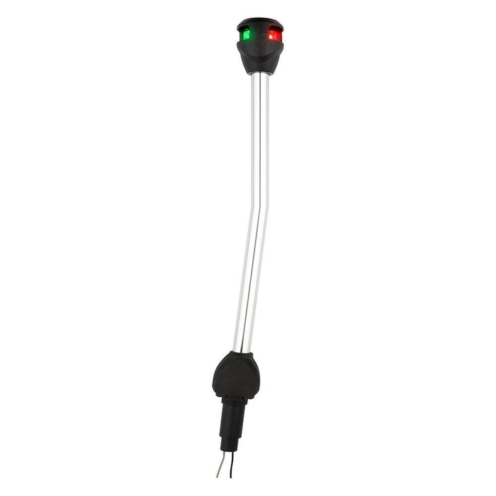 Attwood LightArmor Bi-Color 10in Angled Locking Collar Pole 2-Pin LED — 1