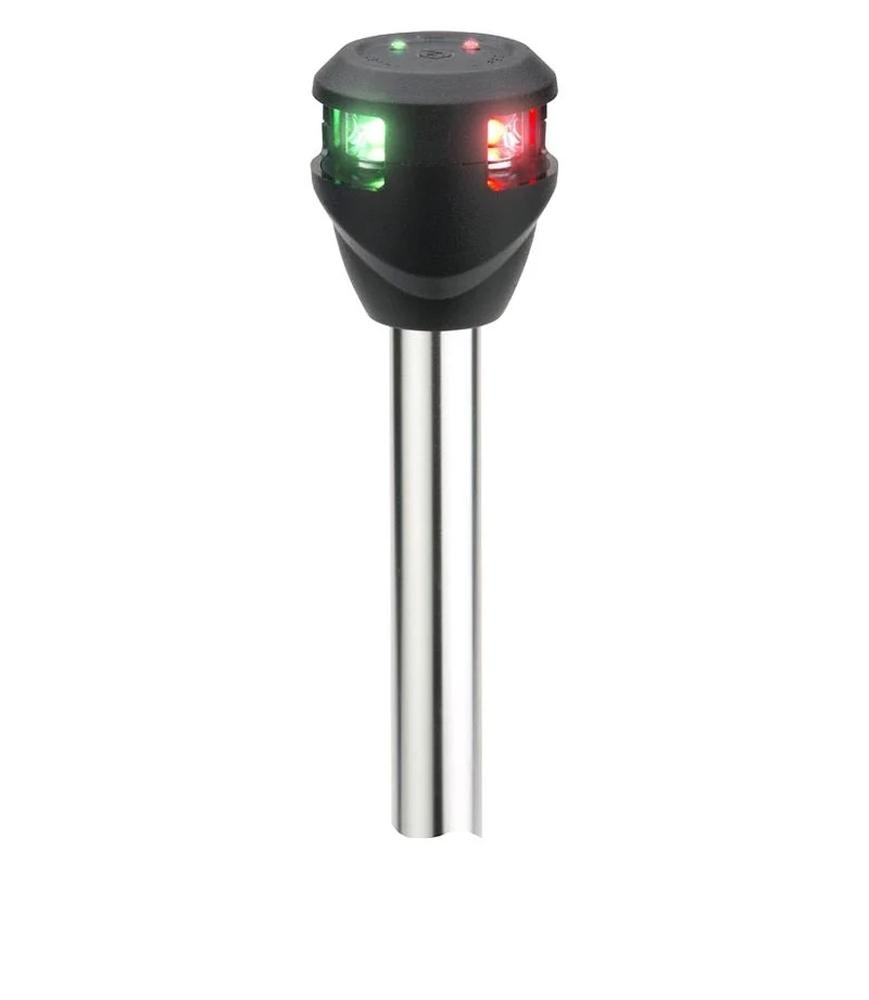 Attwood LightArmor Bi-Color 14in Straight Locking Collar Pole 2-Pin LED — 1