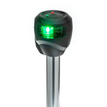 Attwood LightArmor Bi-Color 10in Straight Locking Collar Pole 3-Pin LED with Task Light — 7