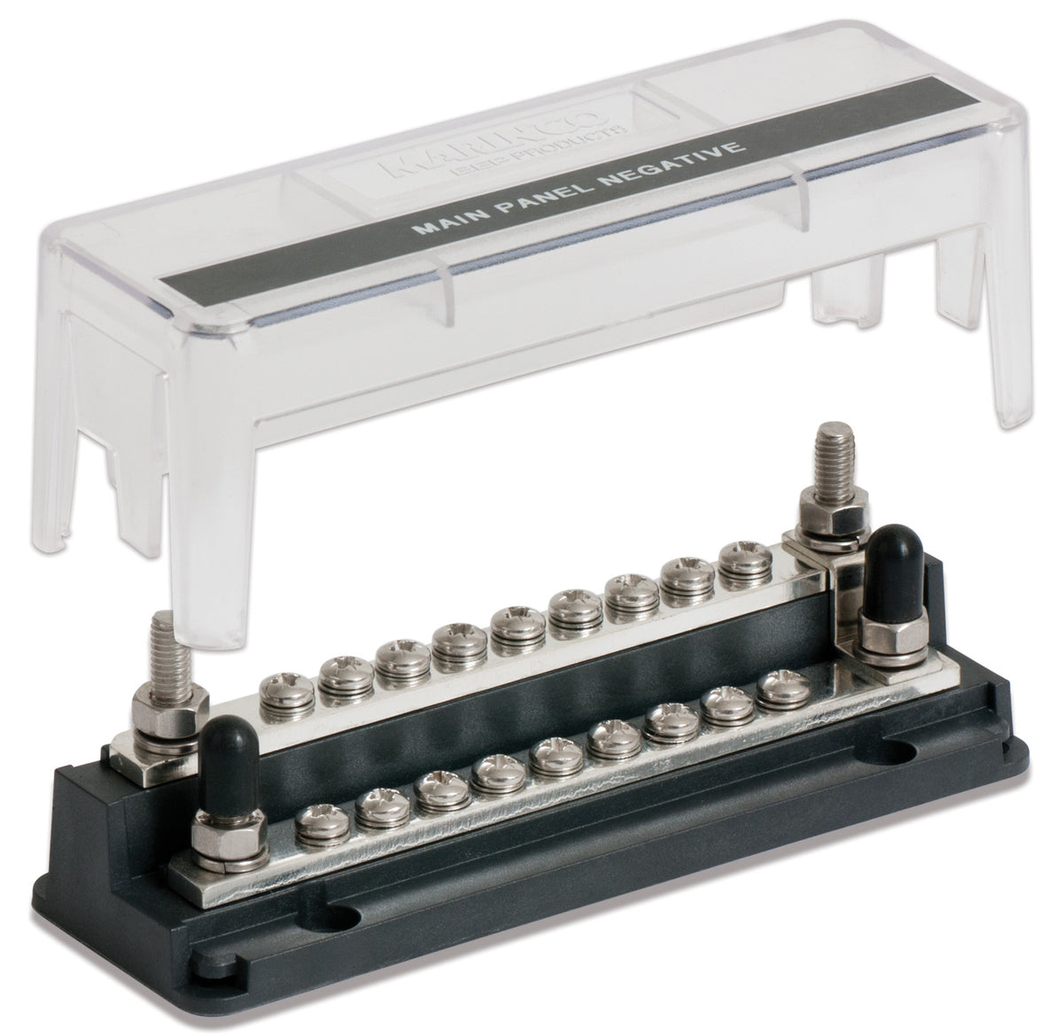 BEP Z Bar 18 Way Buss Bar 4 1/4in Studs 18 5/32 Terminal 200A 50V DC