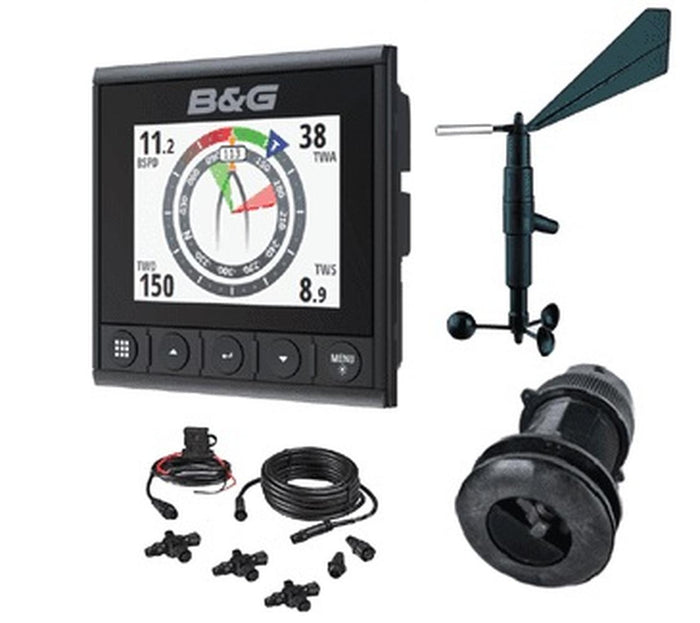 B&G Triton2 Speed/Depth/Wind Package with DST810 and WS310 — 1