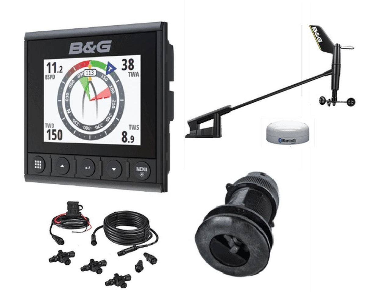 B&G Triton2 Speed/Depth/Wind Package With Wireless Wind with DST810 and WS320 — 1