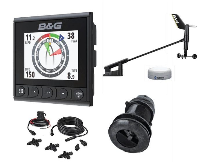 B&G Triton2 Speed/Depth/Wind Package With Wireless Wind with DST810 and WS320 — 1