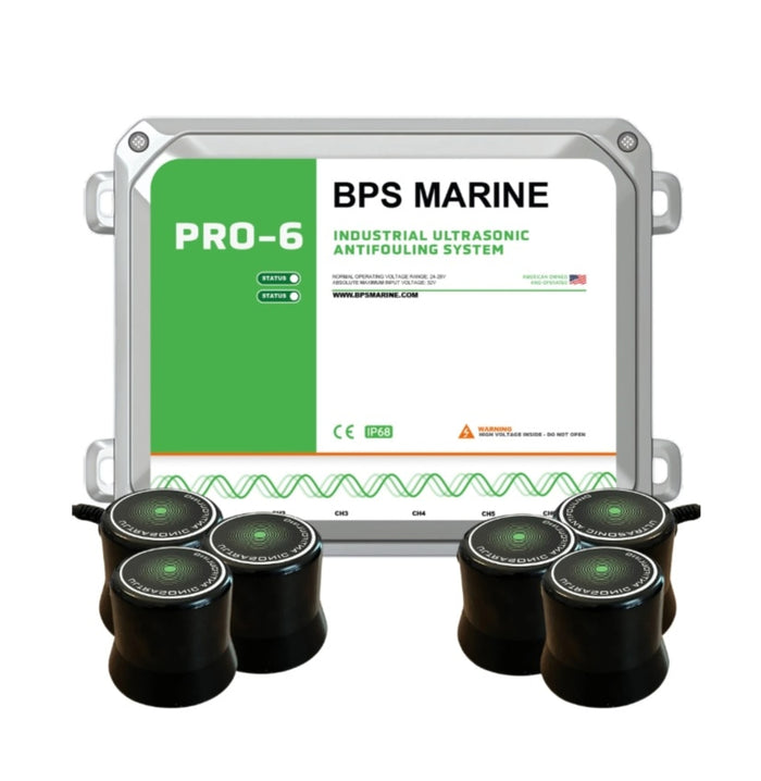 BPS Marine 6 Transducer 24V Ultrasonic Antifouling System — 1