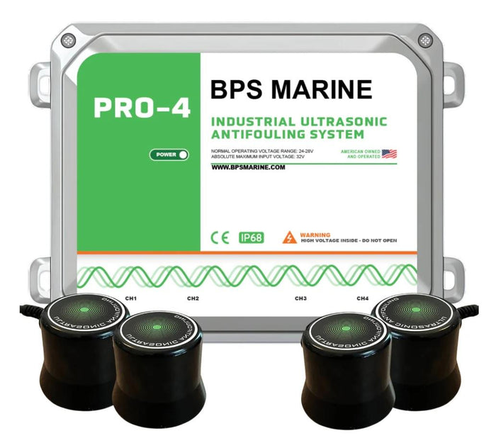 BPS Marine 4 Transducer 24V Ultrasonic Antifouling System — 1