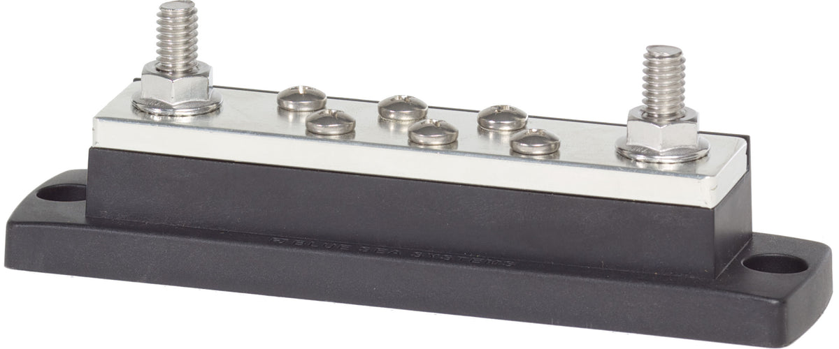 Blue Sea MaxiBus 250A BusBar Two 5/16in-18 Studs and Six #10-24 Screws