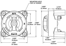 Blue Sea HD-Series Battery Switch On/Off 600A — 3