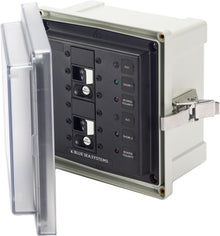 Blue Sea Panel Enclosure Dual 120v AC 30A ELCI Main Surface Mount System — 1