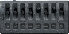 Blue Sea Weather Deck Panel 12v 8 Gang Switch Panel — 2