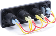 Blue Sea Water-Resistant 12V 15A Circuit Accessory Panel 12v Socket and Dual USB x 2 — 2
