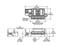 Blue Sea 5045 4-Circuit Fuse Block ST ATO/ATC with Cover — 2